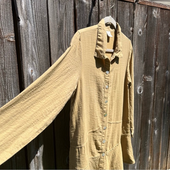 Et’Lois tan Milla top tunic blouse size small - Picture 4 of 16